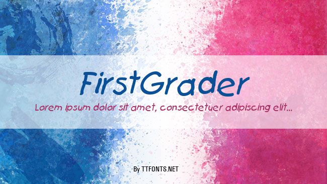 FirstGrader example