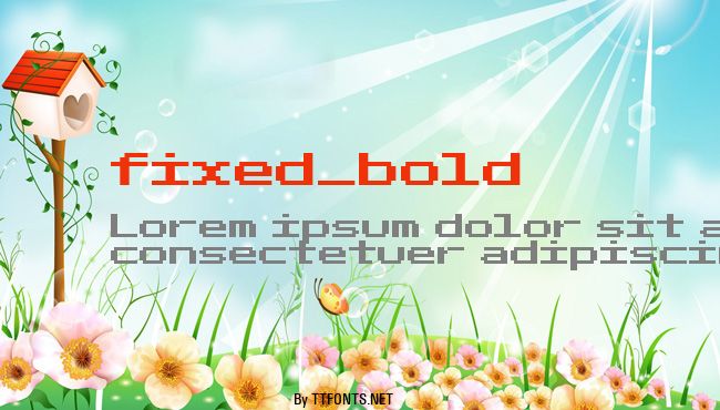 fixed_bold example