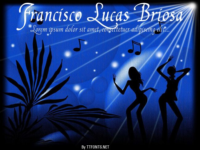 Francisco Lucas Briosa example