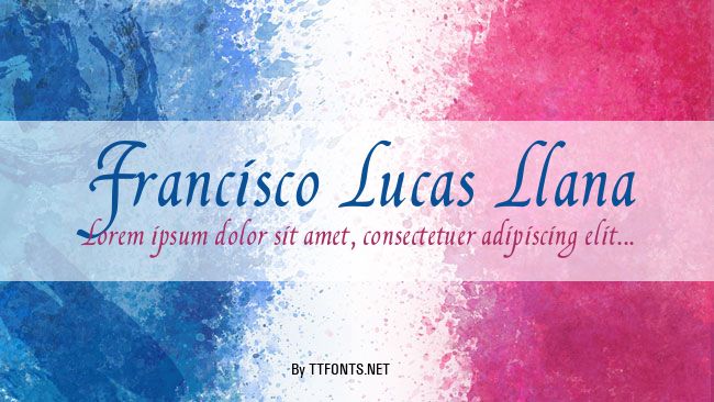 Francisco Lucas Llana example