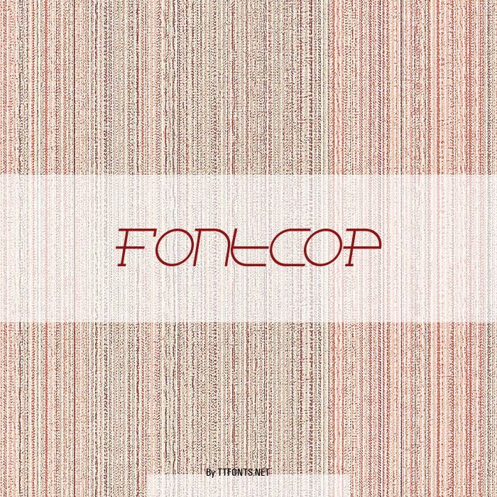 Fontcop example