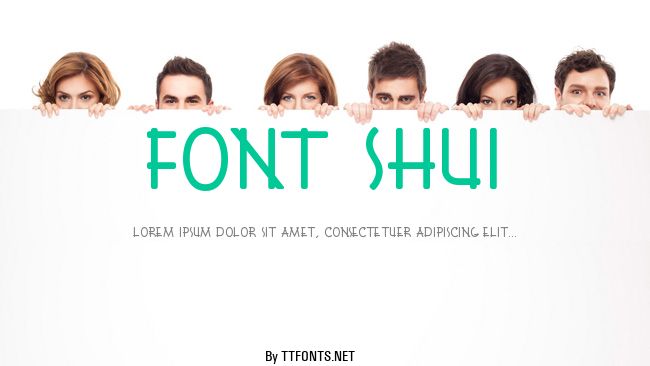 Font Shui example