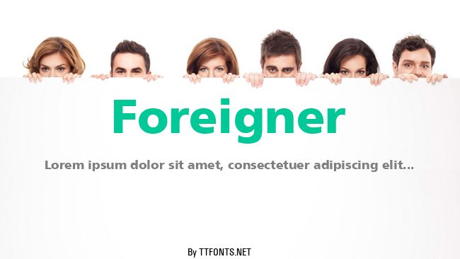 Foreigner example