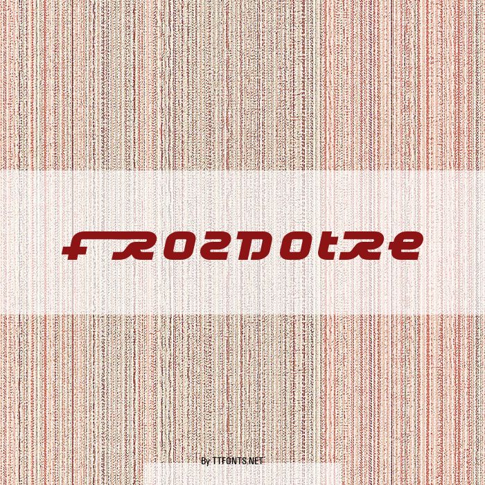 Frozdotre example