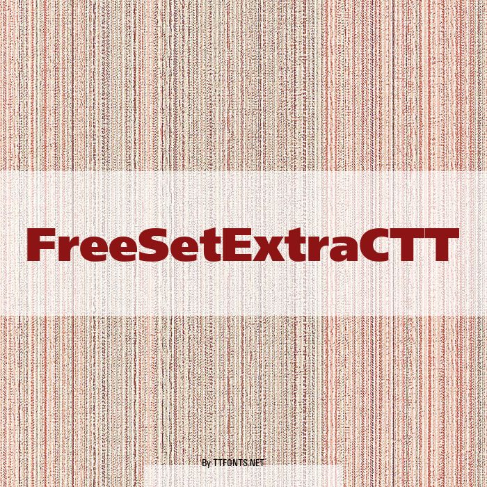 FreeSetExtraCTT example