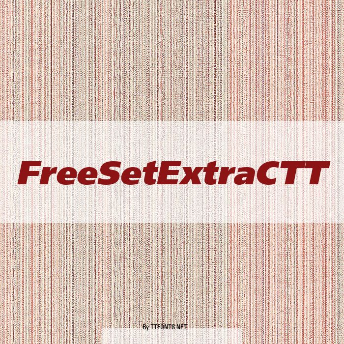 FreeSetExtraCTT example