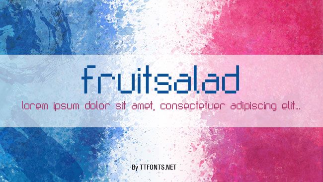 Fruitsalad example