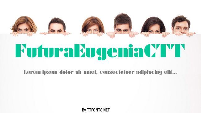 FuturaEugeniaCTT example