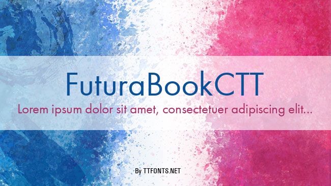 FuturaBookCTT example