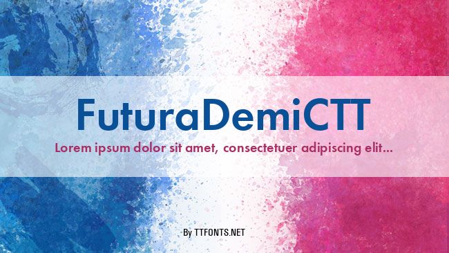 FuturaDemiCTT example