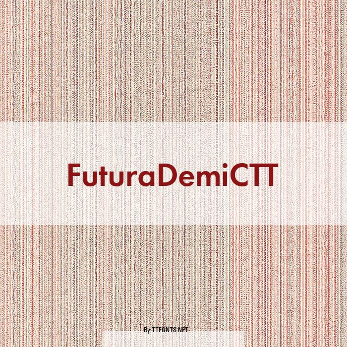 FuturaDemiCTT example