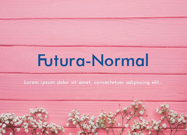Futura-Normal example