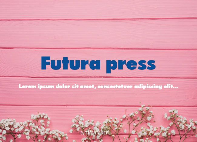 Futura press example