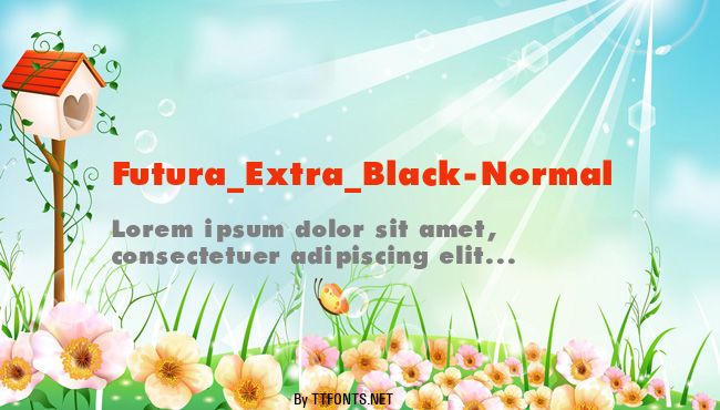 Futura_Extra_Black-Normal example