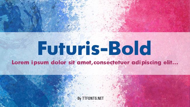 Futuris-Bold example