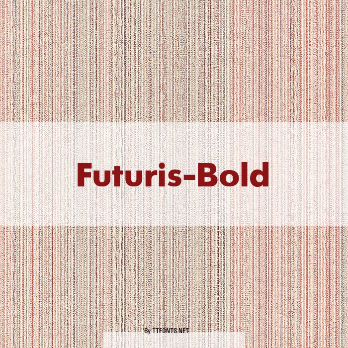 Futuris-Bold example