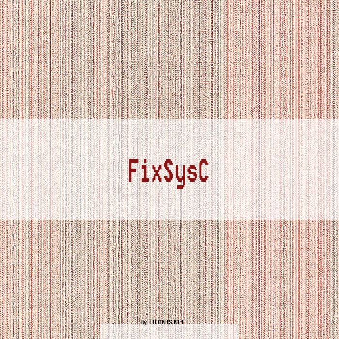 FixSysC example