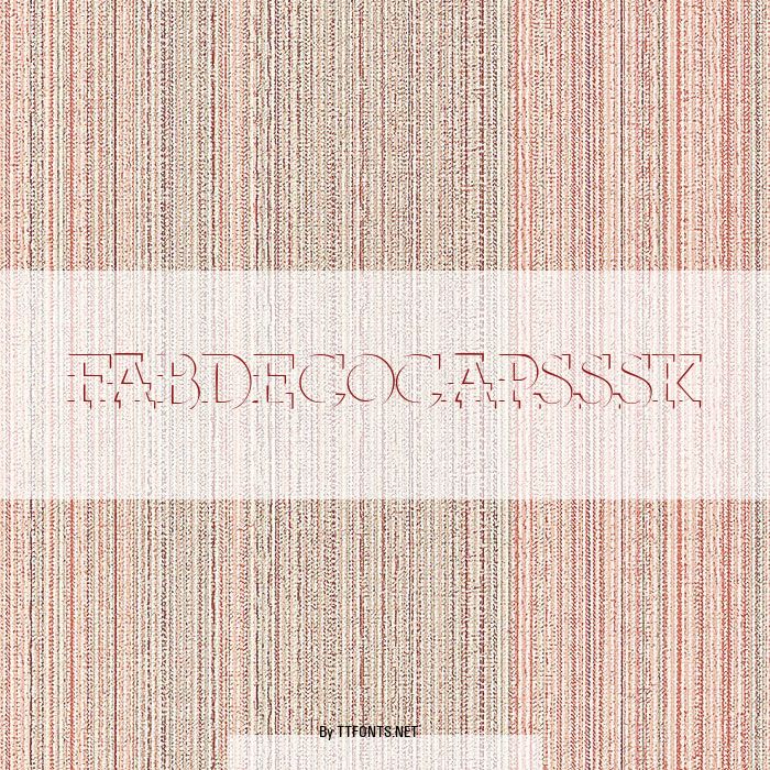 FabDecoCapsSSK example