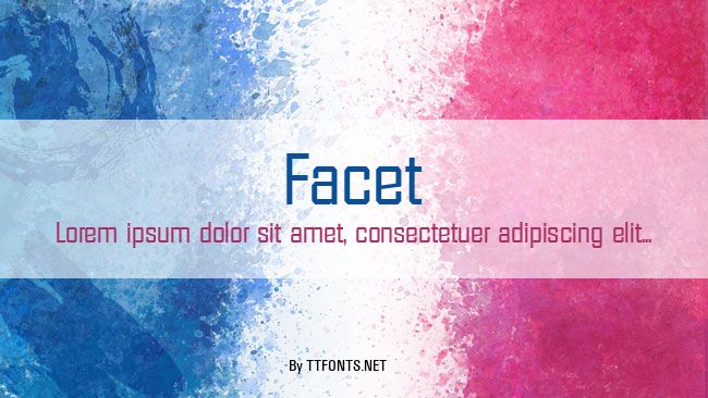 Facet example