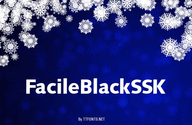 FacileBlackSSK example