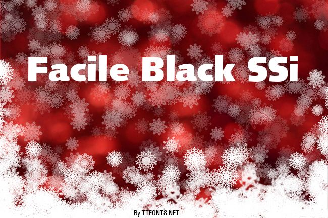 Facile Black SSi example