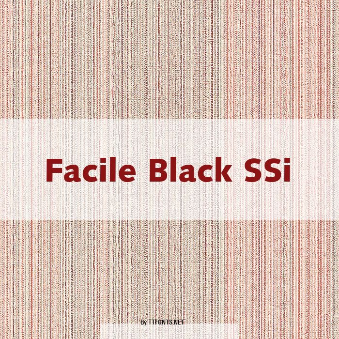 Facile Black SSi example