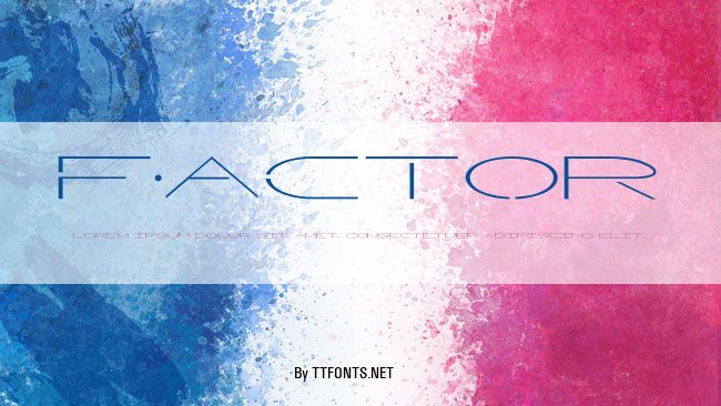 Factor example