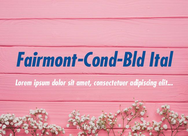 Fairmont-Cond-Bld Ital example