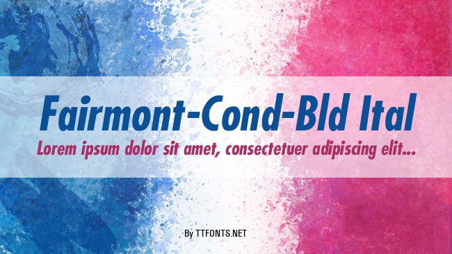 Fairmont-Cond-Bld Ital example