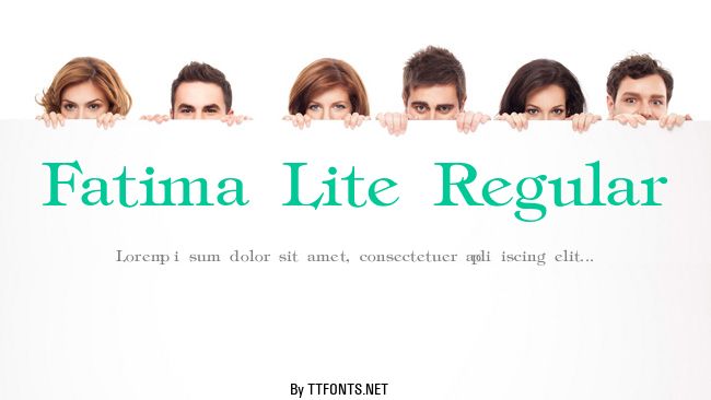 Fatima Lite Regular example