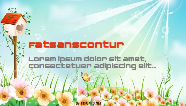 FatsansContur example