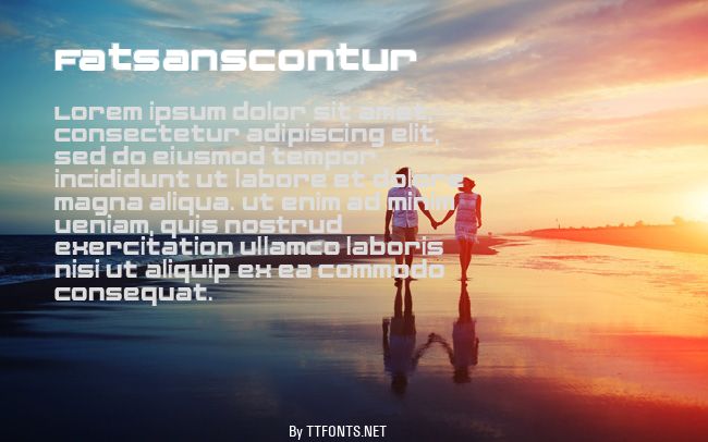 FatsansContur example