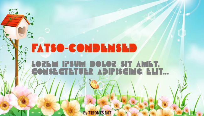 Fatso-Condensed example