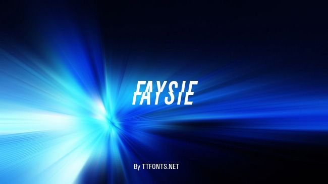 Faysie example