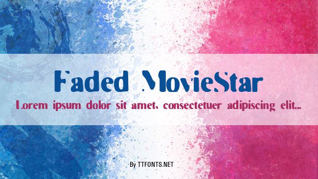 Faded MovieStar example