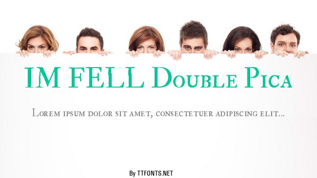 IM FELL Double Pica example
