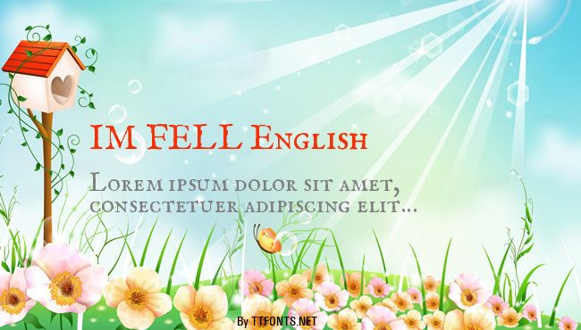 IM FELL English example
