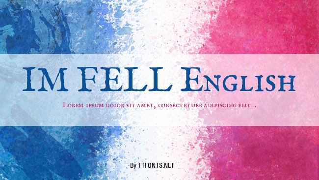 IM FELL English example