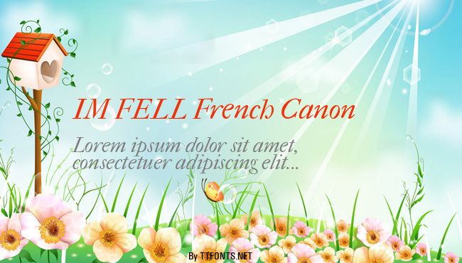 IM FELL French Canon example