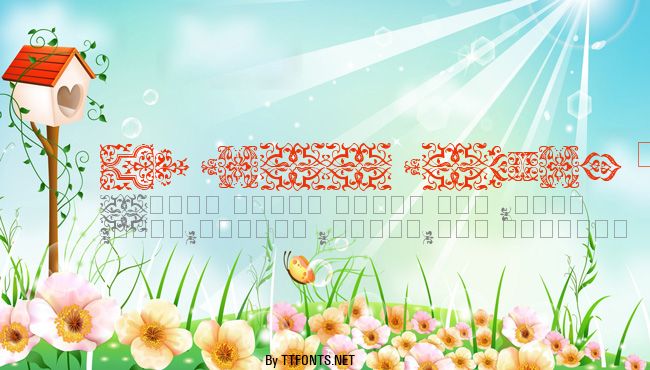IM FELL FLOWERS 1 example