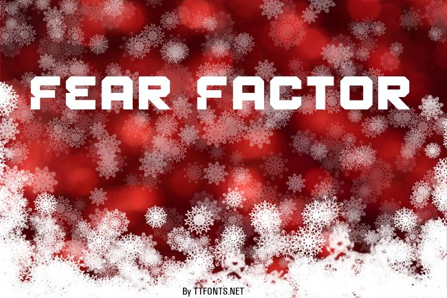 Fear Factor example