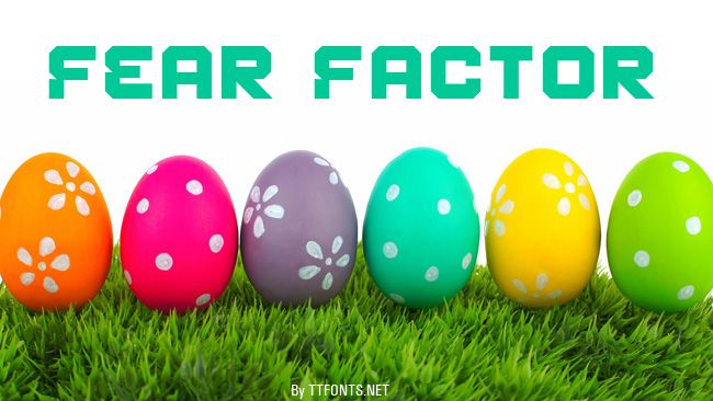 Fear Factor example
