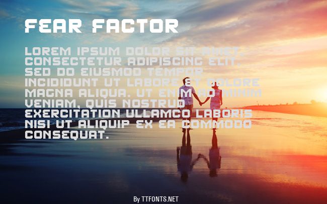 Fear Factor example