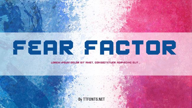 Fear Factor example