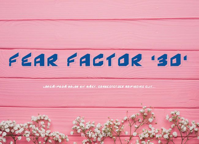 Fear Factor '3D' example