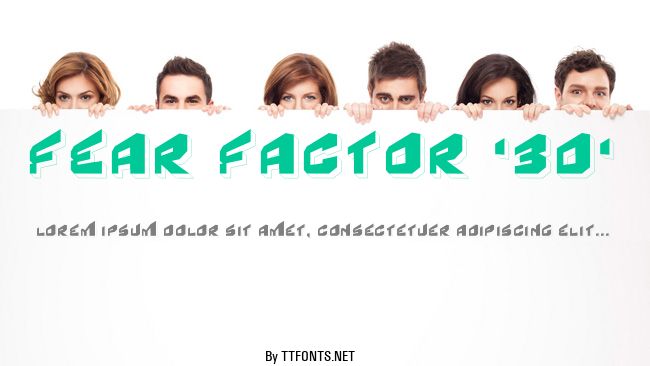 Fear Factor '3D' example