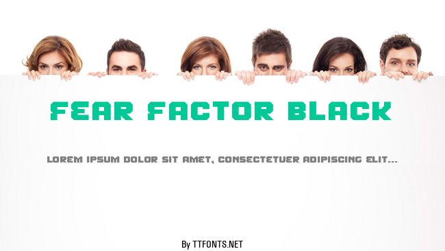 Fear Factor Black example