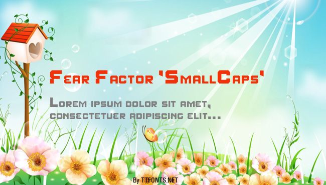 Fear Factor 'SmallCaps' example