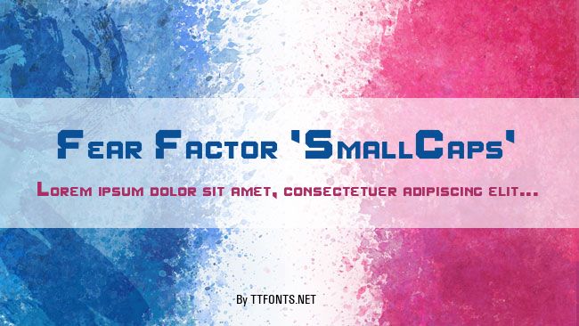 Fear Factor 'SmallCaps' example