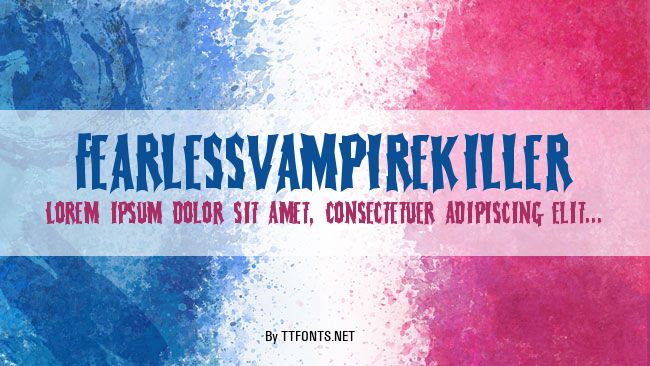FearlessVampireKiller example